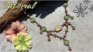Floral Statement Necklace | Tutorial | Sam's Bead Box
