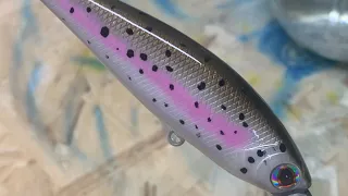 easy paint trout pattern jerkbait