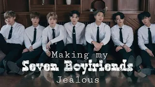 Making my Seven Boyfriends jealous ||BTS ff||8th Anniversary special