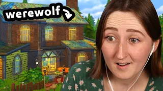 i built a *huge* werewolf house in the sims