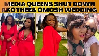 Wueh Kenya Media Queens Betty Kyalo, Janet Mbugua And Lilian Muli Come Through At Akothee's Wedding.