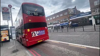 Short journey on 113 to Edgware station from St. John’s wood to Swiss cottage  stn WDE2788 Lv23DHY