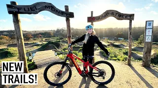 RIDING THE NEW LINES AT TWISTED OAKS BIKEPARK!