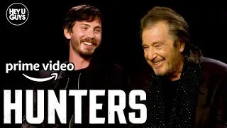 Logan Lerman & Al Pacino on Jordan Peele's Nazi Hunting series Hunters