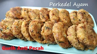 Cara membuat perkedel ayam anti pecah yang benar dan enak banget  100% dijamin tidak gagal