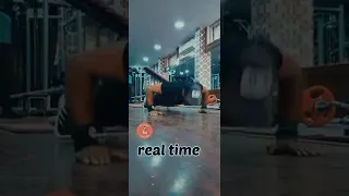 slow motion VS real speed ! workout ! fitness ! motivation 🔥🔥