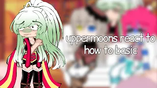 uppermoons react to how to basic||•ranim-san•||