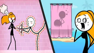 THROUGH THE WALL vs DRAW FLY - Gameplay Satisfying Double Video New Games Android ios