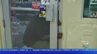 Gas Station Clerk Locks Beer Burglar Inside Store, Calls Police