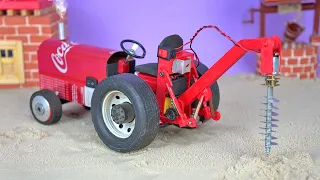 Make a Tractor Post Hole Digger by recycling cans