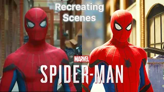 Recreating Scenes From Spider-Man Movies In Marvel's Spider-Man (PS4) | Spider-Man PS4 Gameplay