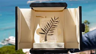 Palme d'Or trophy shown off in Cannes Film Festival