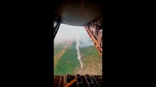 Army firefighting operation