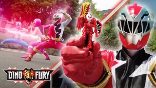 Power Rangers Dino Fury 🦖 | Best Moments! |  Power Rangers Kids ⚡ Kids TV Show