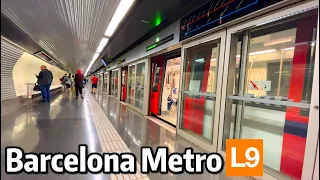 ⁴ᴷ⁶⁰ Exploring Barcelona Metro Line L9