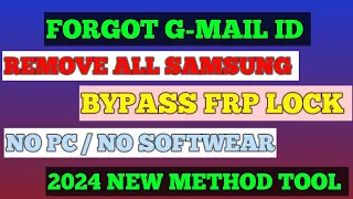 2024 SAMSUNG FRP Bypass Android 13 (100% DONE) No *#0*# | No Need Unlock Tool  FREE