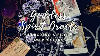 The Goddess Spirit Oracle Unboxing & First Impressions