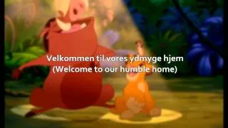Hakuna Matata (Danish with S+T) - Disney's The Lion King