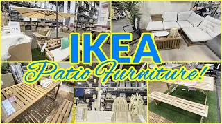 IKEA PATIO FURNITURE SHOP WITH ME OUTDOOR DECOR FURNITURE SHOPPING