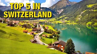 Top 5 Best Places To Visit In Switzerland | Travel Vlog | Switzerland in 4K Cinematic Drone Footages