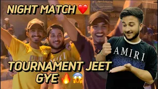 TOURNAMENT JEET GYE 😱| NIGHT MATCH RAMADAN ❤️|#viral #video #cricket