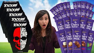 5 JOLOCHIP 🔥 VS 50 Dairy Milk Chocolates 🍫  || क्या होगा इनको मिक्स करने से