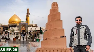 HAD TO SAY GOOD BYE IRAQ 🇮🇶 SAMARRA | S05 EP.28 | PAKISTAN TO SAUDI ARABIA MOTORCYCLE