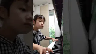 ツェルニー100番 80番(Czerny op.139, No.80), 202105, 7歳