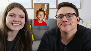 Reacting to Spencer's Childhood Photos!!