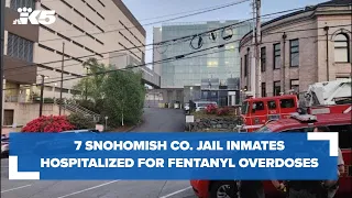 7 Snohomish County Jail inmates taken to the hospital for suspected fentanyl overdoses
