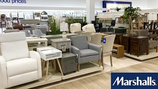 MARSHALLS FURNITURE ARMCHAIRS CHAIRS COFFEE TABLES DECOR SHOP WITH ME SHOPPING STORE WALK THROUGH