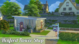 Henford Flower Shop | Sims 4 Speed Build | NO CC