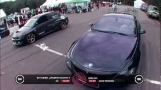 BMW M6 vs Mitsubishi Lancer Evolution (700 HP).