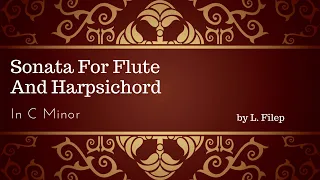 Baroque-Style Sonata For Flute And Harpsichord