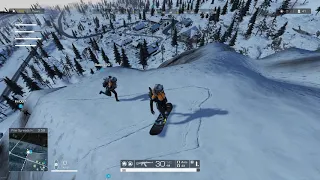 [ROE] Skiing from mountain for the first time gameplay Ring of Elysium