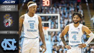 James Madison vs. North Carolina Condensed Game | 2022-23 ACC Men’s Basketball