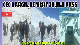 ZOJILA TODAY LAHDC Kargil Feroz Ahmed Khan. DC Kargil,SSP, and other officers.