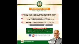 #Live: Commissioning of Projects by Gov. Umo Eno