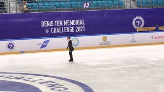 Андрей Мозалёв короткая программа Denis Ten Memorial 2021