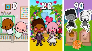 Birth to Death: Our Love Story! Sad story in Toca Boca