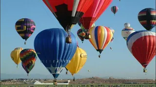 Albuquerque International Balloon Fiesta October 3rd 2005, morning competition.