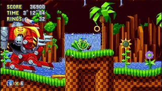 Sonic Mania PC. Sonic Playthrough **NO COMMENTARY** **ALL EMERALDS COLLECTED**