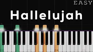 Hallelujah - Leonard Cohen | EASY Piano Tutorial