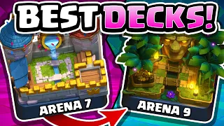 BEST DECKS for Arena 7-9 in Clash Royale (2021)