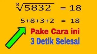 Cara Cepat Menghitung Akar Pangkat 3 | Akar Pangkat 3