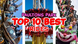 Top 10 rides at Paultons Park - Hampshire, England | 2022