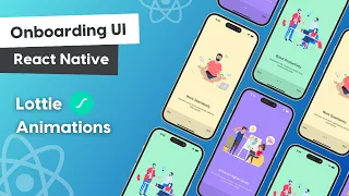 🔴 Onboarding UI with Lottie Animations | React Native Tutorial