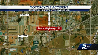 Saturday morning crash sends motorcyclist to hospital