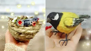 Как сделать ПТИЧЕК. ВЕСЕННИЕ поделки/SPRING crafts. BIRDS. DIY.