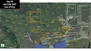 Ukraine: military situation update with maps, April 30, 2022
